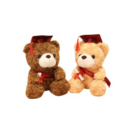A large number of customized graduation dolls Personally designed bear dolls custom fine embroidered logo plus school micro graduation gown doll clothing factory 23CM 28CM SKGD003 A large number of customized graduation dolls Personally designed bear dolls custom fine embroidered logo plus school micro graduation gown doll clothing factory 23CM 28CM SKGD003